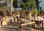 Piratenwäscherei (Wasserspielanlage), Robinienholz